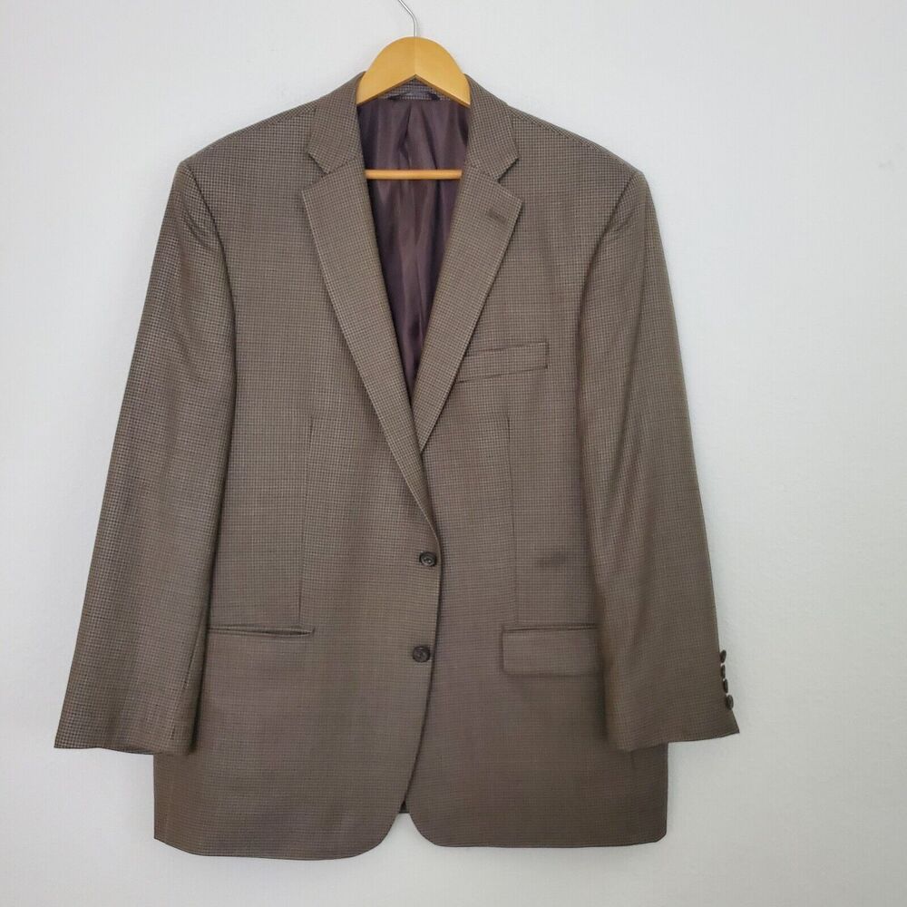 Lauren Ralph Lauren Men's Blazer 46R Brown Wool Suit Jacket Sport Coat Grandpa